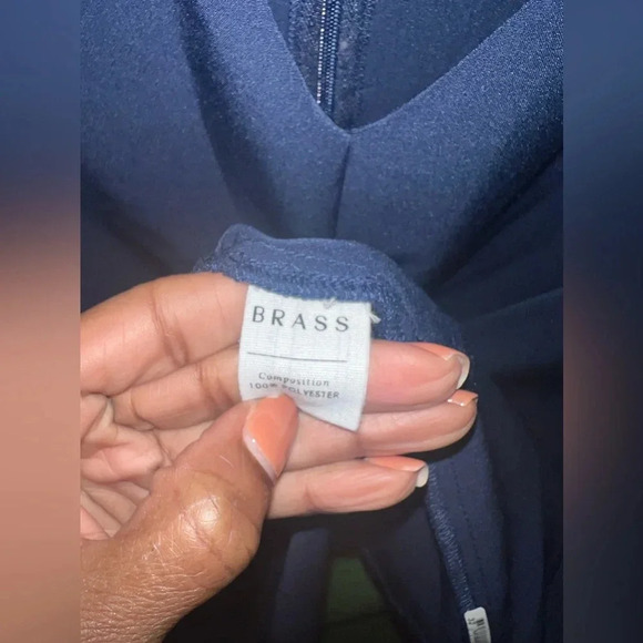 Brass Mini Dress size Small - Picture 8 of 8